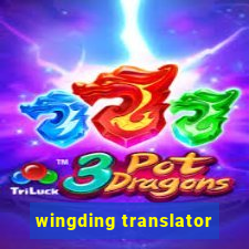 wingding translator